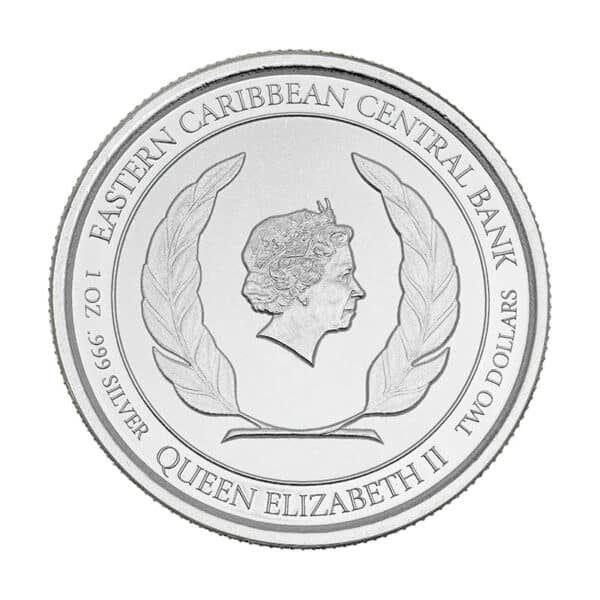 Moneda St. Vincent and Grenadines Plata 1 oz de 2021 - INVERMONEDA