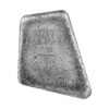 Perspectiva frontal del anverso de la runa de plata Uruz de 1 oz de 2023, con las especificaciones del lingote