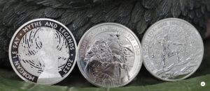 Monedas de plata de The Royal Mint de Merlin, Morgane y Robin Hood de la colección Mitos y Leyendas