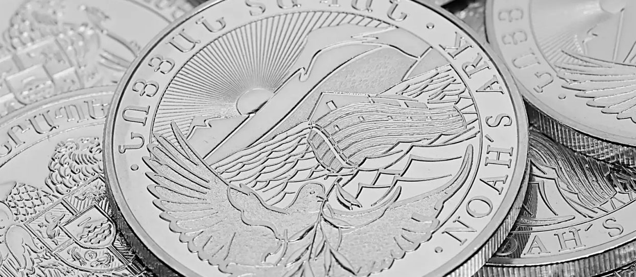 Monedas de plata del Arca de Noé