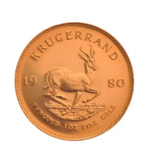 Moneda Krugerrand Oro 1 oz 1980