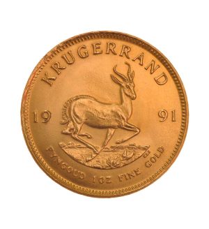 Moneda Krugerrand Oro 1 oz 1991