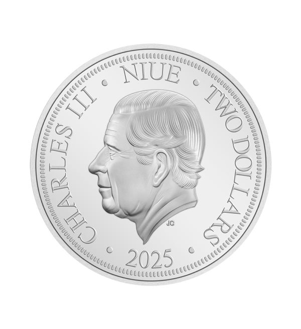 Moneda Año Serpiente Plata Policromada 1 oz 2025 - Nueva Zelanda