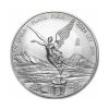 Perspectiva frontal de la cruz de la moneda de plata Libertad de México de 1/4oz de 2024, con el ángel de la libertad agarrando una corona y unas cadenas