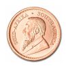 Perspectiva frontal de la cara de la moneda de oro Krugerrand de 1/10oz de 2025, que muestra el rostro del presidente Paul Kruger
