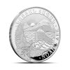 moneda-arca-noe-plata-1_4-oz-2025 Perspectiva frontal de la cruz de la moneda de plata Arca de Noé de 1/4oz de 2025, que muestra a la paloma (Espíritu Santo) sobre el monte Ararat