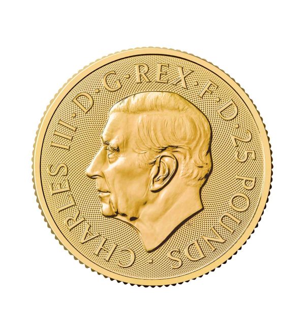 Moneda Galgo de Richmond Oro 1/4 oz 2025 - Serie Tudor Beasts