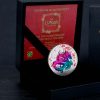 Moneda Pitcairn Año Lunar del Dragón Plata Policromada 1 oz 2024