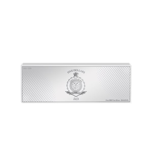 Moneda Iron Man vs. Ultron Plata Policromada 3 oz 2025