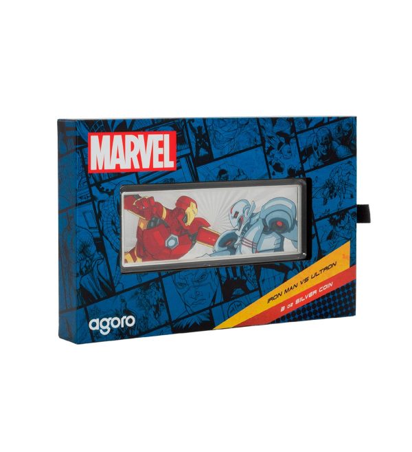 Moneda Iron Man vs. Ultron Plata Policromada 3 oz 2025