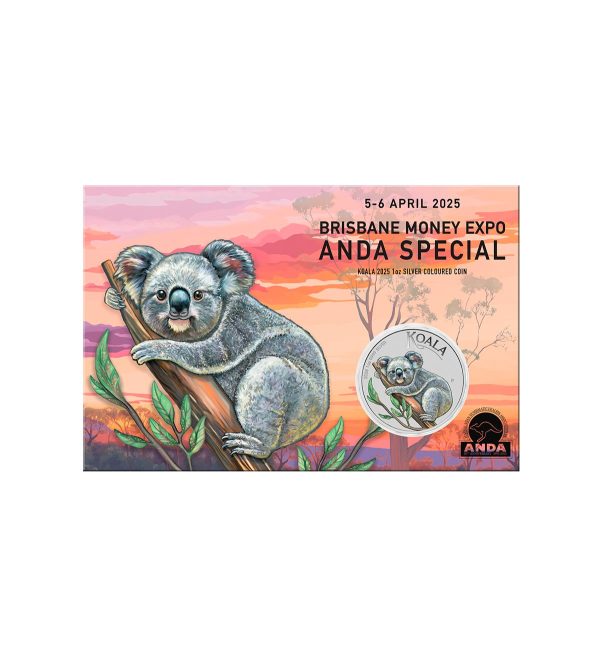 Moneda Koala Plata Policromada 1 oz 2025