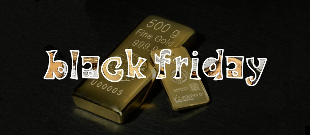 Cartel del Black Friday de Invermoneda