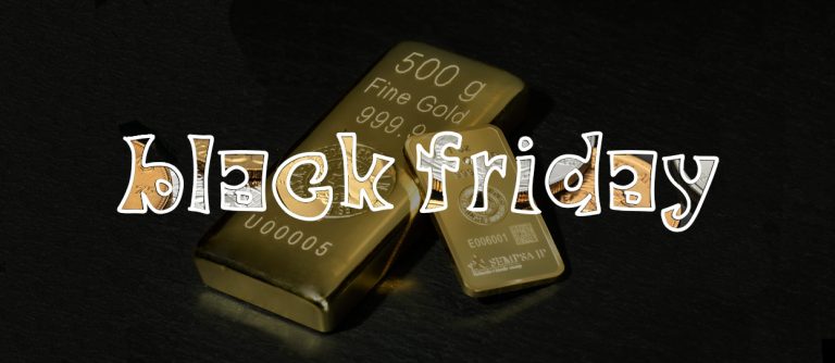 Cartel del Black Friday de Invermoneda