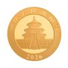 cara-moneda-panda-chino-oro-8-gr-2026 Perspectiva frontal de la cara de la moneda de oro Panda Chino de 8 gramos de 2026