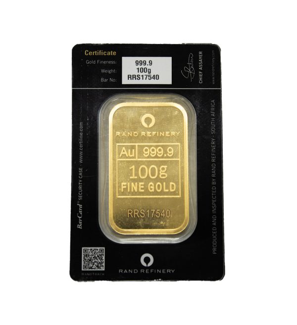 Lingote Loxodonta Africana 100 g Oro Minted