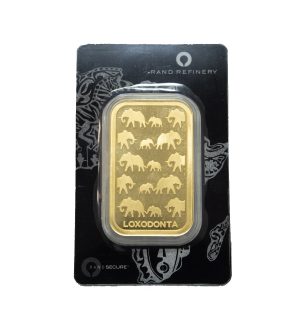 Lingote Loxodonta Africana 100 g Oro Minted