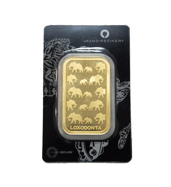 Lingote Loxodonta Africana 100 g Oro Minted