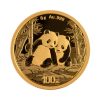 moneda-panda-chino-oro-8-gr-2026 Perspectiva frontal de la moneda de oro Panda Chino de 8 gramos de 2026