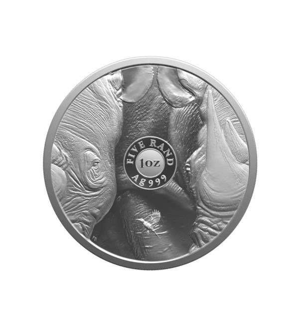 cara-moneda-rinoceronte-plata-1oz-2025 Moneda Rinoceronte Plata 1 oz 2025 — Serie Big Five