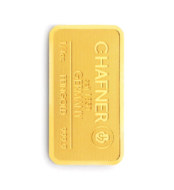 Lingote Oro C.Hafner 1/4 Oz