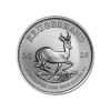 Perspectiva frontal de la cruz de la moneda de plata Krugerrand de 1oz de 2026