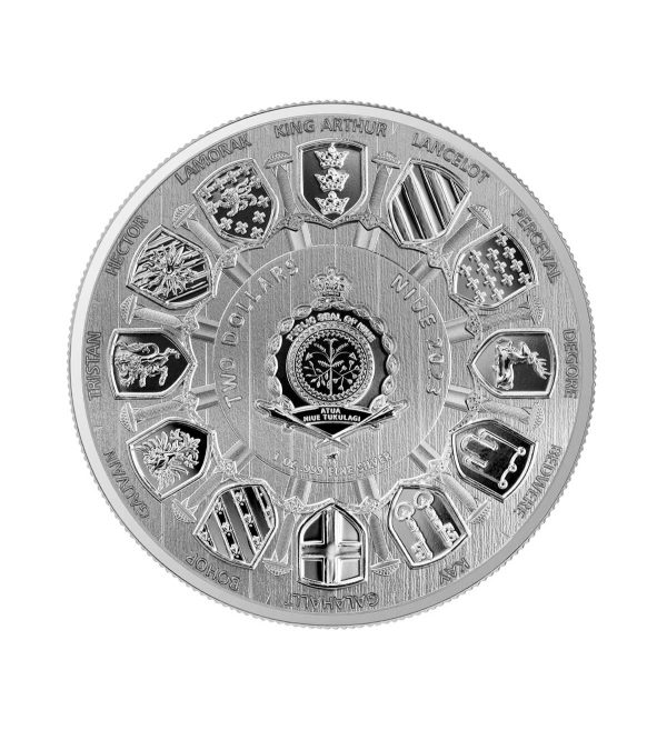 Moneda Arthur Pendragon Plata 1 oz 2023 — Serie Camelot
