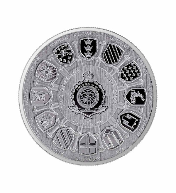 Moneda Sir Lancelot Plata 1 oz 2024 — Serie Camelot