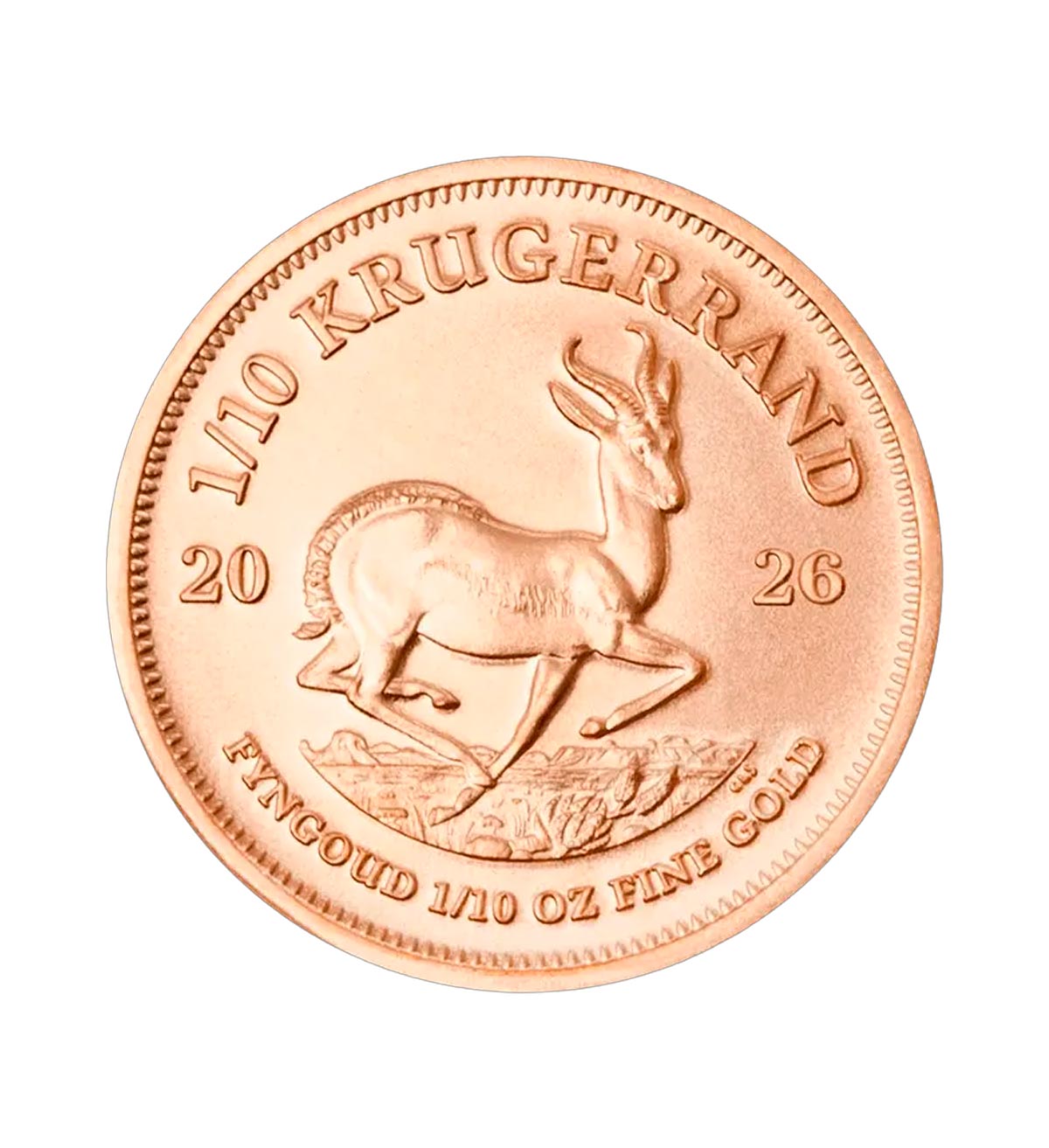 Moneda Krugerrand Oro 1/10 oz 2026