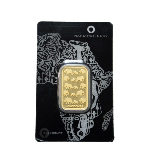 Lingote Loxodonta Africana 20 g Oro Minted
