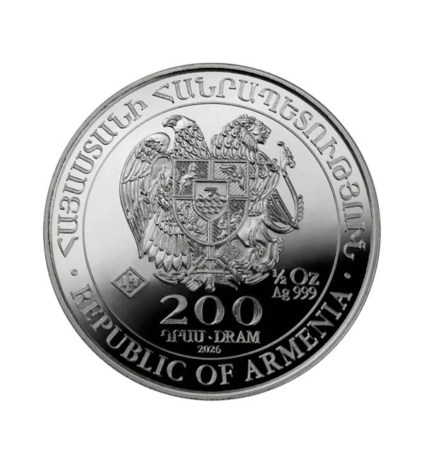 Moneda Arca Noe Plata ½ oz 2026
