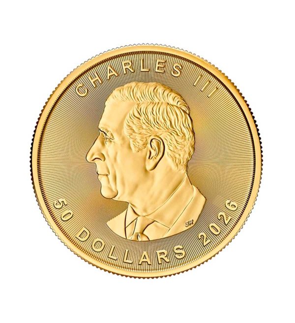 Moneda Maple Leaf Oro 1 Oz 2026