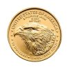 moneda-american-eagle-oro-1-4-oz-2026 Perspectiva frontal de la cara de la moneda de oro American Eagle de 1/4oz de 2026, que muestra el rostro del águila