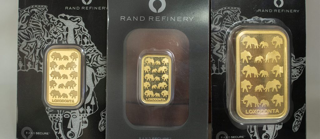 Todos los lingotes de la colección Loxodonta