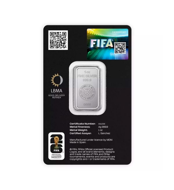 Lingote Plata Sempsa FIFA 1 oz