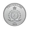 cara-moneda-darth-vader-plata-1oz-2026 Perspectiva frontal de la cara de la moneda de plata Darth Vader de 1oz de 2026