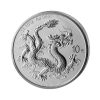 moneda-dragon-chino-plata-1oz-2026 Perspectiva frontal de la moneda de plata Dragón Chino de plata de 1oz de 2026
