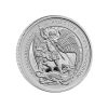 Perspectiva frontal de la moneda de plata El Ángel de 1oz de 2026