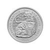 Perspectiva frontal de la moneda de plata Pantera de 2oz de 2026