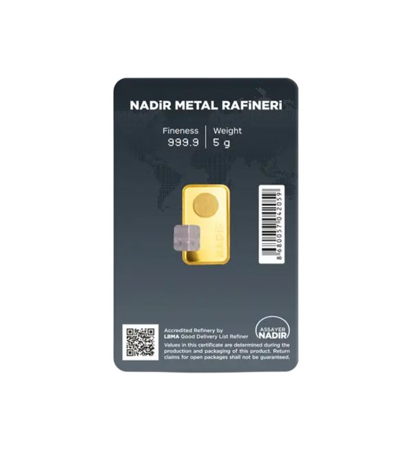 reverso-lingote-oro-nadir-metal-rafineri-5gr Lingote Oro Nadir Metal Rafineri 5 g